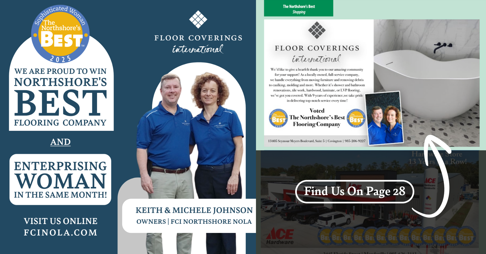 Northshore’s Best Flooring Company AND Enterprising Woman Winners!